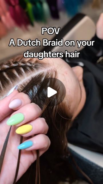 Dutch Braids Short Hair, Dutch Braid Styles, Dutch Braid Bun, Wedding Braid, Two Dutch Braids, Short Hair For Kids, Easy Bun Hairstyles For Long Hair, Two Braid Hairstyles, Dutch Braid Hairstyles