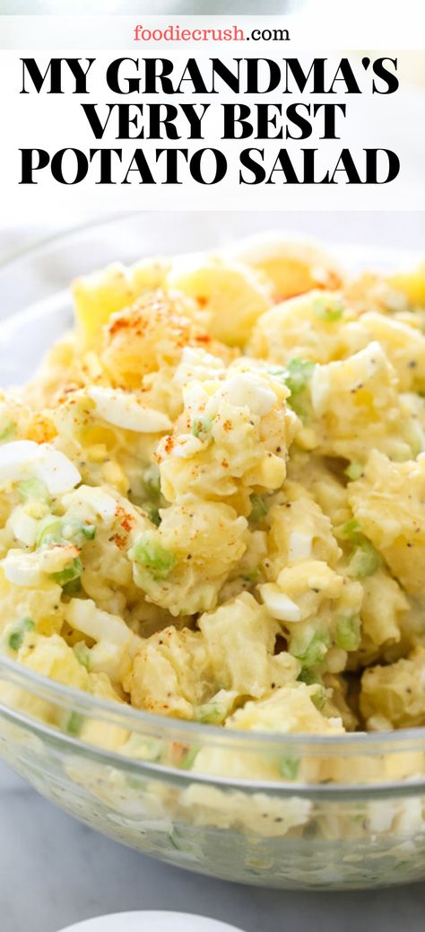 Traditional Potato Salad Recipe, The Best Potato Salad, Best Potato Salad, Best Potato Salad Recipe, Potato Salad Recipe Easy, Potato Salad With Egg, Potato Salad Recipe, Diner Recept, Broccoli Casserole