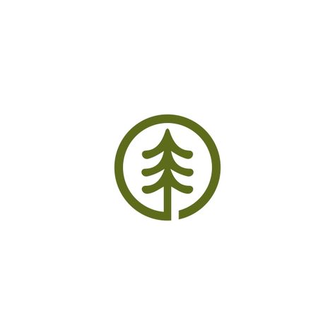 Outdoor Logo Ideas, T Tree Logo, Tree Service Logo Ideas, Pine Logo Design, Nature Logo Design Ideas, Pine Tree Logo Design, Tree Logo Ideas, Tree Icon Logo, Tree Branding