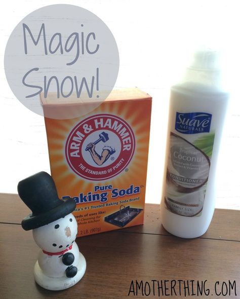 Noah Activities, Snow Dough, Snow Recipe, Steam Kids, How To Make Magic, Magic Snow, Baking Soda Shampoo, How To Make Snow, Craft Activity