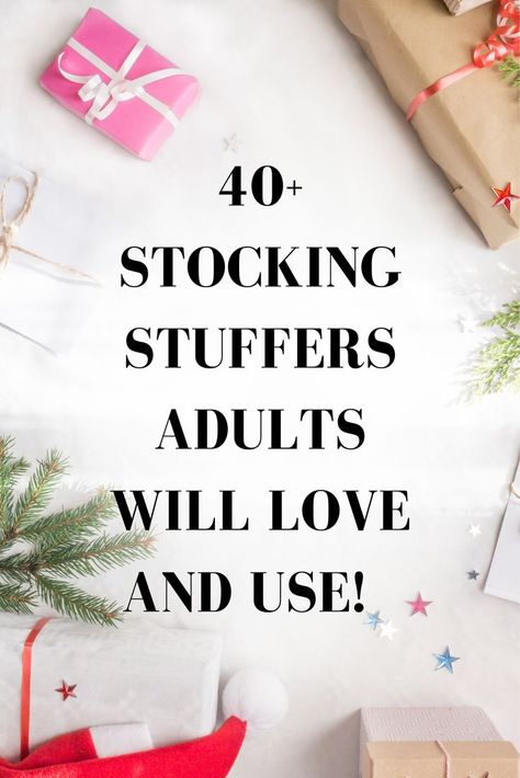 Discover the ultimate stocking stuffer ideas for everyone on your list – from adults to kids and teens! Whether you're searching for useful stocking stuffers or affordable options under $15, this collection has it all. Explore a variety of super cute and practical finds that are sure to delight. Don't miss out on the best stocking stuffer ideas that are not only budget-friendly but also irresistible. Treat your loved ones to thoughtful and charming gifts that won't break the bank! Stanley Stocking Stuffers, Gift Ideas For Stocking Stuffers, Stocking Stuffers For Family, Things To Put In Christmas Stocking, Stuffed Socks Gift Exchange Ideas, Christmas Stuffers Ideas, Stocking Stuffer Categories, What To Put In Stockings Christmas, Non Gift Christmas Ideas For Adults