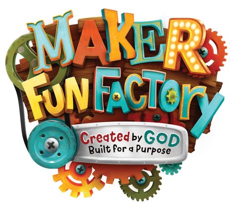 Maker Fun Factory Vbs 2017, Maker Fun Factory Vbs, Created By God, Maker Fun Factory, Vacation Bible School Themes, Vista Print, Vbs Themes, Fun Factory, Vbs Crafts