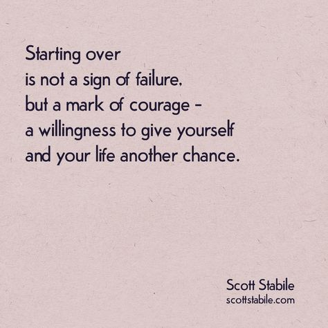 Starting over. Ideas Quotes, Trendy Quotes, New Quotes, Quotes About Strength, A Quote, New Ideas, The Words, Great Quotes, Positive Affirmations