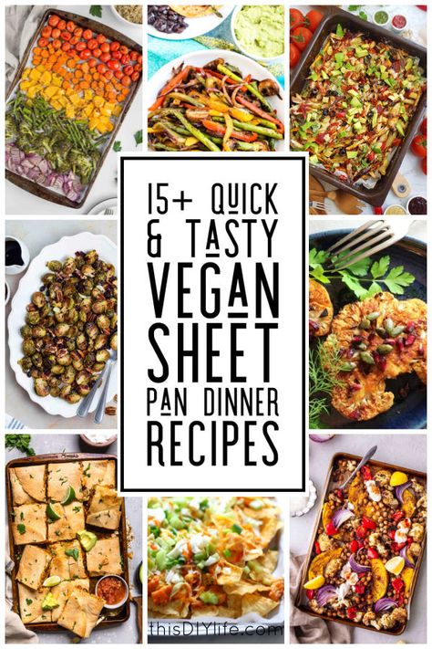 Vegan Sheet Pan Dinners, Pan Dinner Recipes, Vegan Sheet Pan, Baked Sausage, Vegan Fajitas, Homemade Fajita Seasoning, Spiced Cauliflower, Vegan Baked, Sheet Pan Dinners Recipes