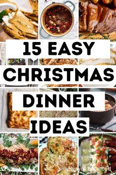 Christmas dinner main dish ideas your family will love. These unique holiday dinner recipes are easy and delicious. If you are looking for an alternative to the traditional Christmas turkey or ham, these recipes are perfect. Easy recipes to make in the crockpot and instant pot too. Non Traditional Christmas Dinner Ideas, Traditional Christmas Dinner Ideas, Non Traditional Christmas Dinner, Christmas Dinner Recipes Easy, Dinner Ideas For Family, Holiday Dinner Recipes, Traditional Christmas Dinner, Easy Christmas Dinner, Healthy Christmas Recipes