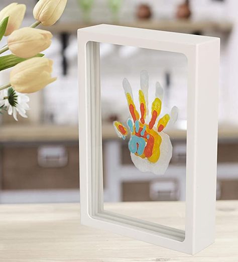 Family Handprint, Keepsake Crafts, Baby Art Projects, Baby Handprint, Handprint Art, Family Crafts, Diy Craft Kits, Crafts Hacks, Baby Keepsake