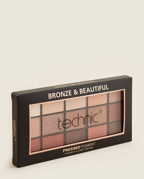 Technic Bronze & Beautiful Eyeshadow Palette Technic Eyeshadow Palette, Beautiful Eyeshadow, Makeup Kit, Makeup Products, Eyeshadow Palette, Makeup, Beauty, Make Up