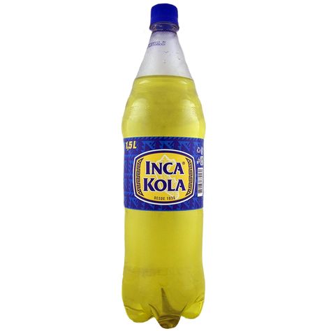 Inca Kola Inka Cola, Inka Kola, Inca Kola, Peruvian Food, Peruvian Recipes, Free Time, Mochi, Plastic Water Bottle, Coca Cola