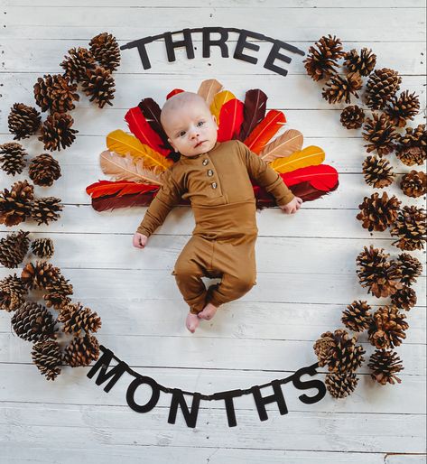 Twin Thanksgiving Pictures, 3 Month Old Baby Pictures November, Thanksgiving With A Newborn, Newborn Turkey Pictures, Thanksgiving 4 Month Old Pictures, November Month Baby Photos, 3 Month Thanksgiving Pictures, Monthly Baby Photos November, 1 Month Old Baby Pictures Thanksgiving