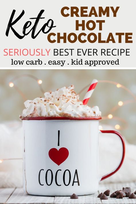 Keto Hot Cocoa, Keto Hot Chocolate Recipe, Keto Hot Chocolate, Hot Cocoa Mix Recipe, Hot Chocolate Mix Recipe, Keto Holiday Recipes, Decorating The Christmas Tree, Keto Holiday, Hot Cocoa Recipe