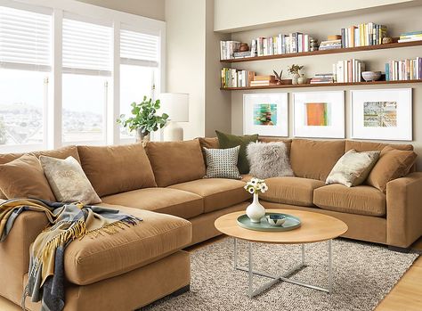 Sectional Chaise, Double Chaise Sectional, Living Modern, U Shaped Sectional, U Bahn, Dream Living, Custom Sofa, Modern Sectional, Sofa Living