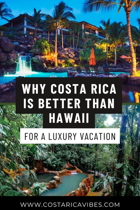 Discover whether Costa Rica or Hawaii is better for your next vacation! Our guide compares cost, weather, activities, and travel logistics between these two tropical paradises. Learn about the best time to visit, explore national parks, enjoy stunning beaches, and find out which destination suits your travel style. Perfect for adventure seekers, beach lovers, and anyone planning a dream getaway, make an informed decision with our detailed comparison. Cost Rica Vacation, Dreams Costa Rica, Costa Rica Spring Break, Best Tropical Destinations, Tropical Vacation Ideas, Travel To Costa Rica, Travel Costa Rica, Tropical Vacation Destinations, Costa Rico