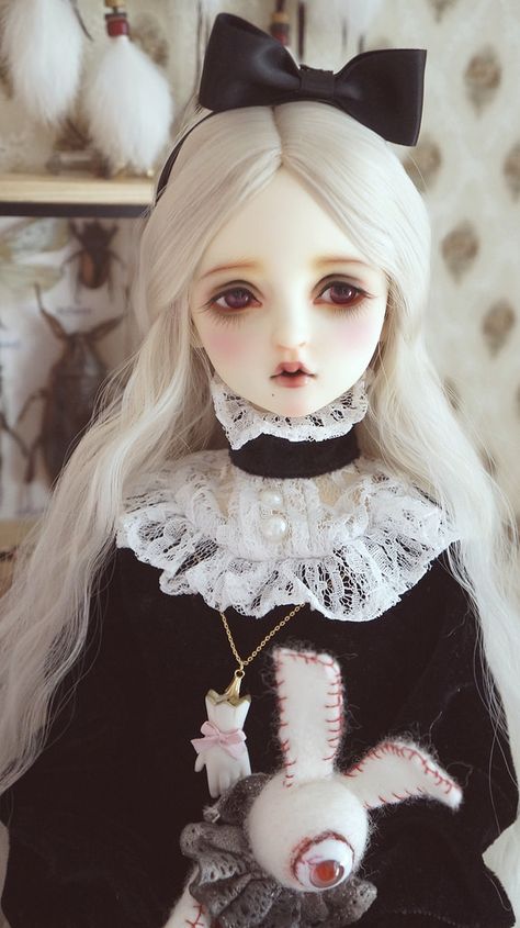 Plush Craft, Doll Aesthetic, Gothic Dolls, Jointed Dolls, Doll Art, Fine Craft, Anime Dolls, Creepy Dolls, Art Characters