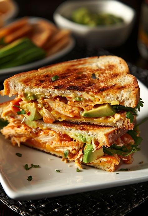 Learn How to Cook Panera Chipotle Chicken Avocado Melt Recipe For Free | Recipes You'll Love, Made Easy! Chipotle Chicken Alfredo, Panera Chipotle Chicken Avocado Melt, Avocado Melt Sandwich, Chipotle Chicken Panini, Chipotle Chicken Avocado Melt, Easy Chipotle Chicken, Camper Meals, Chicken Avocado Melt, Chicken Avacado