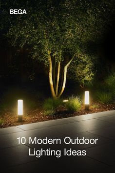 Finding the best exterior lighting for your outdoor living space is important for creating the right atmosphere and ambience. Using garden pathway lighting, floodlights, and wall fixtures to create comfortable illumination can enhance your outdoor entertainment area. Click to explore 10 modern outdoor lighting ideas! Outdoor Ambiance Lighting, Bright Outdoor Lighting, Front Driveway Lighting Ideas, Patio Wall Lighting Ideas, Sidewalk Solar Lights, Exterior Lighting Ideas Backyard, Backyard Wall Lighting, Outdoor Driveway Lighting Ideas, Lawn Lights Outdoor