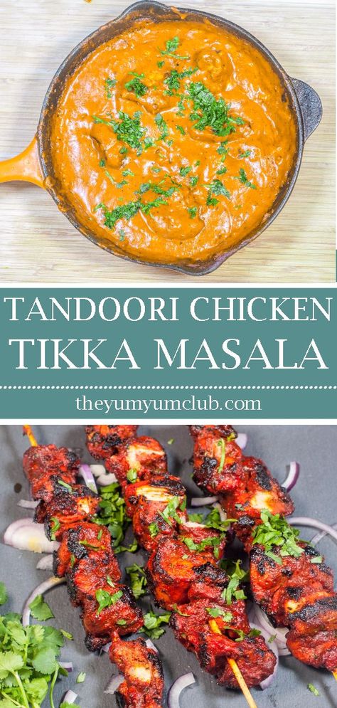 Aromatic tandoori chicken tikka masala is such a popular recipe. This version adds extra spices to the chicken tikka for added flavor. Yum!  #tandoorichicken #tandoori #chickentikka #chickentikkamasala #indianfood #curry #masala #food #recipes #foodie Tandoori Chicken Recipe Indian, Tandoori Chicken Tikka, Tandori Chicken, Curry Masala, Halloween Food Appetizers, Tandoori Masala, Christmas Recipes Appetizers, Indian Chicken, Healthy Recipes On A Budget