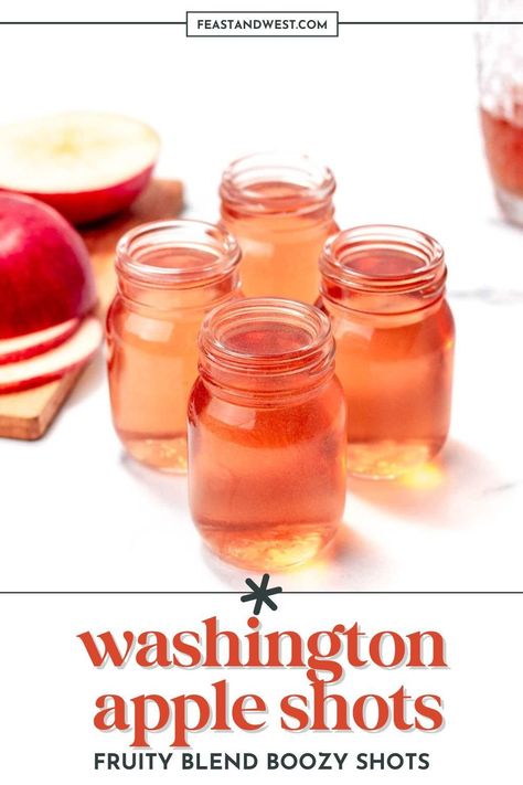 If you’re looking to add some excitement to your gatherings, the Washington Apple Shot is the perfect choice. https://feastandwest.com/washington-apple-shot/ Washington Apple Cocktail, Washington Apple Shot Recipe, Washington Apple Shot, Fruity Shots, Apple Shots, Apple Schnapps, Washington Apple, Liquid Sunshine, Apple Cocktail