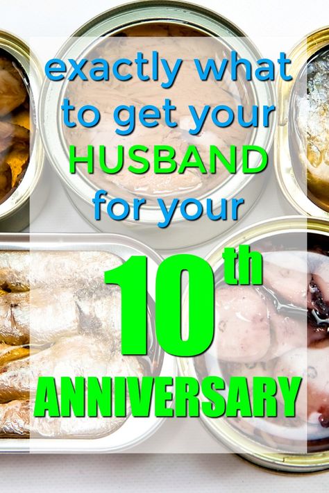 Exactly what to get your husband for your tenth anniversary 10th Anniversary Gifts For Him, 10th Anniversary Idea, Wedding Anniversary Gifts For Him, Ten Year Anniversary Gift, 10 Year Wedding Anniversary Gift, Anniversary Ideas For Him, Veil Updo, Tin Anniversary Gifts, Traditional Anniversary Gifts