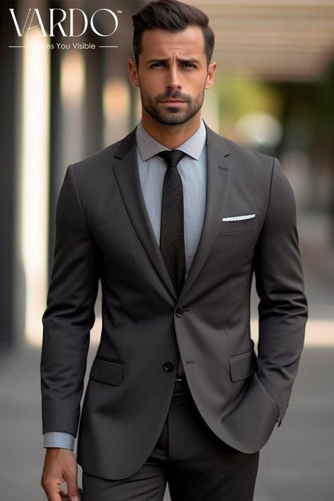 Love the coat it is as it is as it is seen in the image and very warm for the winter> < Dark Grey Suit Men Combination, Dark Gray Suits For Men, Dark Suits For Men, Dark Grey Suit Wedding, Charcoal Suit Men, Dark Grey Suit Men, Dark Charcoal Suit, Gray Suits For Men, Dark Grey Suits