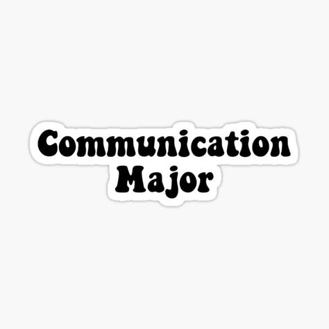 Sticker for Communication Major, Comm Major Sticker, Communication Major Mass Communication Logo, Media Communication Aesthetic, Communications Student Aesthetic, Communication Studies Aesthetic, Communication Degree Aesthetic, Mass Communication Student Aesthetic, Media And Communication Aesthetic, Communication Student Aesthetic, Mass Communication Aesthetic