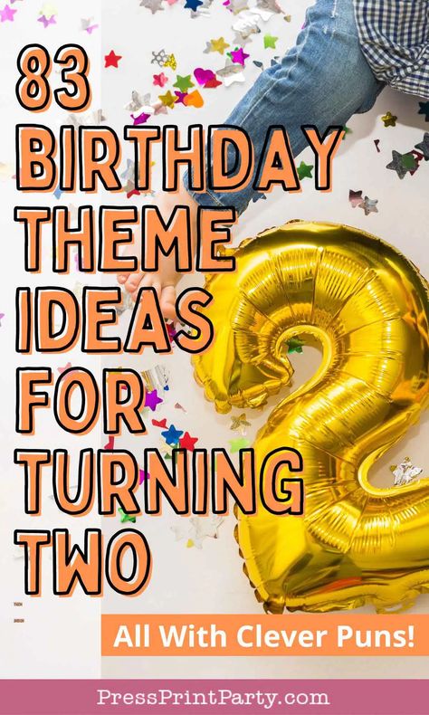 83 Punny 2nd Birthday Party Ideas Also Perfect for Twins. I’ve got some fantastic and clever two year old birthday party ideas for you to choose from and ease your busy schedule - Throwing a toddler’s birthday party is a lot of fun and the right birthday theme makes the day memorable. Create great memories and photos. You'll also find great games to play with 2 year olds - 2nd birthday ideas by Press Print Party! Two Years Birthday Theme, Birthday Party For Two Year Old, 2nd Twin Birthday Party Ideas, Time Two Party Birthday, Two Tough Birthday, Two Nado Birthday Party Food, Sons 2nd Birthday Ideas, Terrific Two Birthday, Twin 2nd Birthday Party Themes