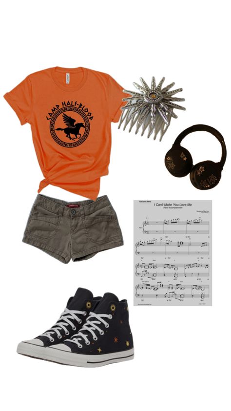 My outfit Cabin Outfit, Apollo Aesthetic, Percy Jackson Outfits, Percy Jackson Cabins, Spirit Week Outfits, Daughter Of Poseidon, Hazel Levesque, Clever Halloween Costumes, Character Inspired Outfits