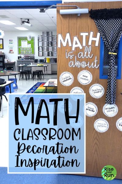 Boards Door, Classroom Decoration Ideas, Math Bulletin Boards, High School Math Classroom, Elementary Math Classroom, Class Inspiration, Math Classroom Decorations, Math Coach, Middle School Math Classroom