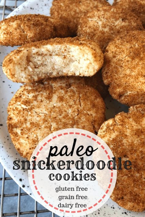 Paleo Butter Chicken, Glutenfri Baking, Cookies Gluten Free, Paleo Cookies, Paleo Baking, Snickerdoodle Cookies, Favorite Cookie Recipe, Paleo Sweets, Butter Chicken Recipe