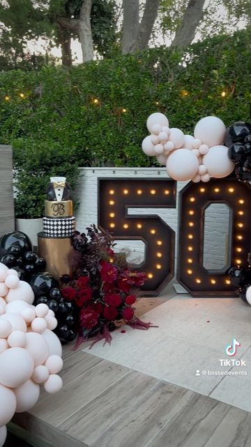 50th Birthday Party Decorations, 50th Birthday Decorations, Life Is Hard, 50th Birthday Party, Private Event, Party Inspiration, 50th Birthday, Birthday Party Decorations, Event Decor