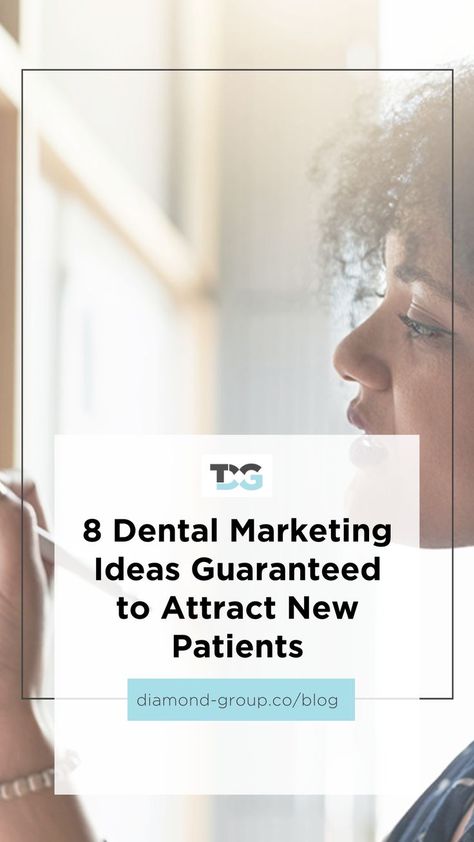 Attracting new patients is necessary to have a successful dental practice. Take a look at some of the top dental marketing ideas attracting new patients. For a more holistic look at dental marketing, we encourage you to read and download The Ultimate Dental Marketing Guide: A Playbook for Growth | The Diamond Group | Digital Marketing Agency | Helping businesses grow their digital footprint Dental Marketing Ideas, Dentist Advertising, Dental Office Marketing, Orthodontics Marketing, Dentist Marketing Ideas, Dentist Ideas, Dental Health Preschool, Dentist Marketing, Dental Advertising