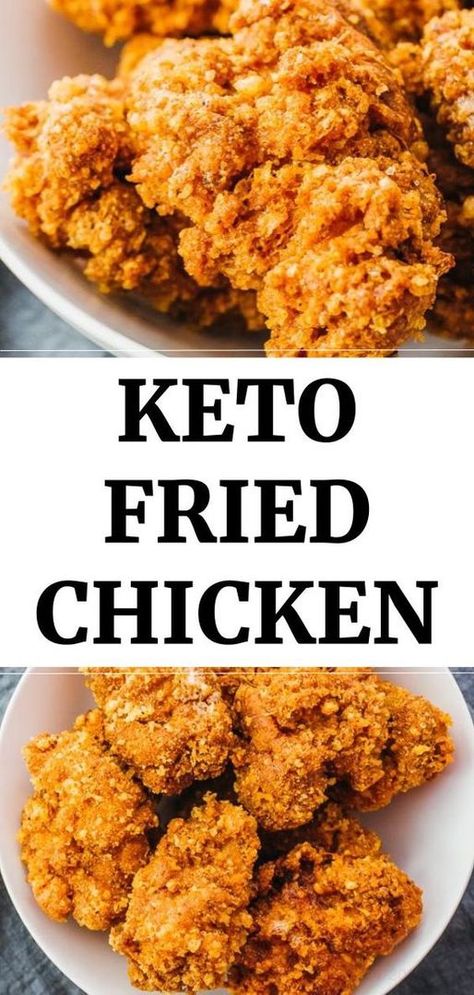 Keto Fried Chicken, Desayuno Keto, Making Fried Chicken, Boiled Egg Diet Plan, Keto Vegan, Resep Diet, Recetas Keto, Chicken Bites, Healthy Keto