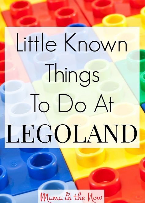 Little known things to do at LEGOLAND. Two LEGOLAND insiders gave me the scoop on the hidden gems within the park. Tips, tricks and awesome fun things to do in the LEGOLAND parks. Legoland California, Legoland Florida, Lego Land, Orlando Travel, In The Now, Orlando Vacation, Family Road Trips, Family Travel Destinations, Florida Vacation