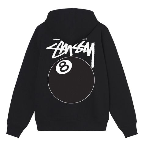 Stussy Men 8 Ball Hood Black 1924749-BLAC - SWEATERS - Canada 8 Ball Hoodie, Stussy Hoodie, Stussy Men, Men Casual Summer, Streetwear Essentials, Trendy Hoodies, Spring Wear, 8 Ball, Hoodie Black