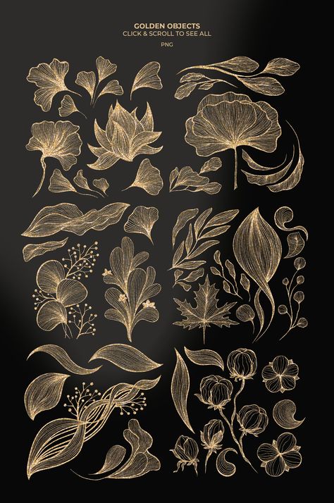 Black And Gold Illustration, Black Gold Artwork, Design Lines Pattern, Elegant Product Design, Black And Gold Graphic Design, Black And Golden Painting, Black And Gold Line Art, Black And Gold Drawing, Gold Line Png