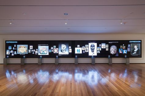 Think you have a big screen TV? Check out these monster video ... | Interactive… Museum Timeline, Timeline Wall, Monster Video, Museum Exhibition Design Display, Interactive Screen, Screened In Porch Furniture, Interactive Timeline, Screen Wall, Museum Exhibition Design