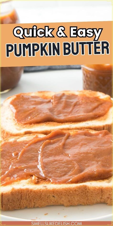 Warm up your kitchen and your taste buds with this easy Spiced Pumpkin Butter! This autumnal spread captures the essence of fall with warming spices and creamy pumpkin puree. Perfect for spreading on toast, waffles, or using as a pie filling, this recipe is as versatile as it is delicious. Freezing Pumpkin Puree, Canning Pumpkin Pie Filling, Fall Canning Recipes, Pumpkin Butter Recipe, Pumpkin Crockpot, Canned Pumpkin Recipes, Flavored Butter Recipes, Pumpkin Puree Recipes, Pumpkin Everything