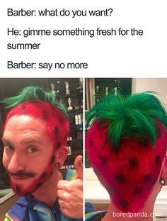 Barber Memes, Terrible Haircuts, Filmy Vintage, Jamais Vu, Trends 2023, Crazy Hair Days, 웃긴 사진, Very Funny Pictures, Hacks Diy