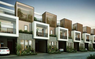 Row House Design, Townhouse Exterior, Row Houses, Independent House, Townhouse Designs, Internal Courtyard, Luxury Amenities, Studio Apartments, Village House Design