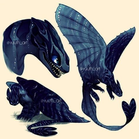 Dragon Compared To Human, Night Fury Species, Night Fury Oc Art, Black Dragon Drawing, Httyd Fury Oc, Httyd Dragons Species List, Night Fury Hybrid, Httyd Night Fury Oc, How To Train Your Dragon Art