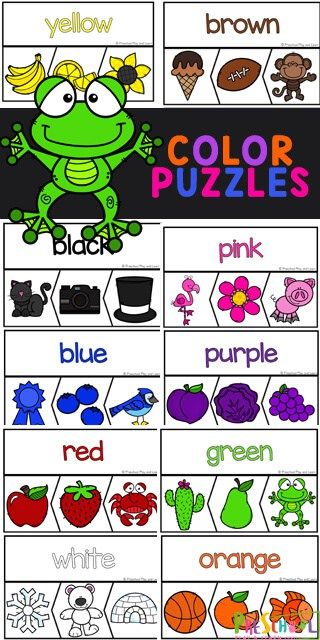 Preschool Color Recognition Activities, Color Puzzles Free Printable, Color Matching Printable Free, Color Activity For Toddlers, Preschool Manipulatives, Visual Activities, Classroom Structure, Color Activities For Toddlers, Puzzles Printable