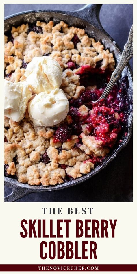 Best Berry Cobbler, Biscuit Cobbler, Berry Cobbler Recipe, Raspberry Cobbler, Coconut Smoothie Bowl, Mixed Berry Cobbler, Berry Cobbler Recipes, Strawberries And Raspberries, Life Made Simple