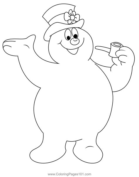 Happy Frosty The Snowman Coloring Page Snow Man Coloring Page, Frosty The Snowman Coloring Pages, Crocodile Coloring Pages, Snowman Coloring Page, Printable Snowman Faces, Snowman Outline, Snowman Coloring, Window Paintings, Room Parent