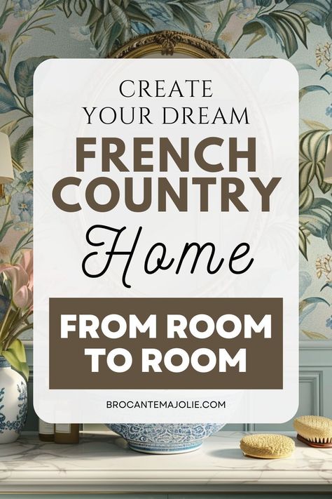 French Country Interior Style Home, French Cottage House Decor, French Style Farmhouse, What Is French Country Style, Southern Design Interior, French Country Color Palette Living Room, Classic French Decor, French Room Ideas, Small French Country Living Room