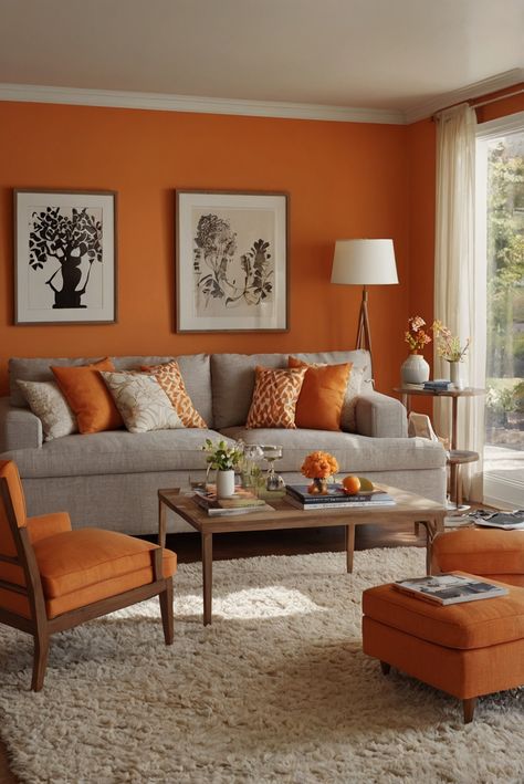 Step into a dreamy tangerine oasis with the 2024 walls of Tangerine Dream (BM 2012-30)! Join us for a glimpse into a day in the life of an interior designer. #Ad #homedecor #homedesign #wallpaints2024 #Painthome #interiorarchitecture Wall Colors Green Living Room Colors
Bright Living Room Colors
Apartment Renovation
Living room Remodeling
Modern Paint Colors
2024 Bright Paint Living Room, Color Sofas Ideas, Orange Walls Decor, Rust Wall Color Living Room, Bright Living Room Colors Paint, Living Room Orange Walls, Different Color Sofas In Living Room, Orange Wall Living Room, Orange Accent Wall Living Room