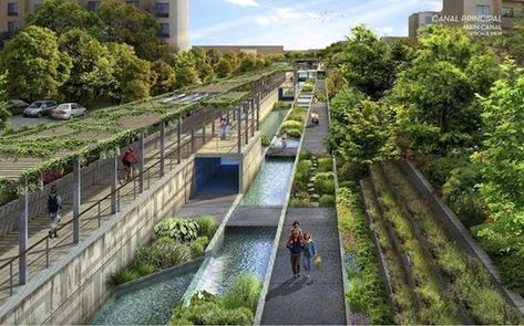 Urban Strategy, Graduate Hotel, Parking Plan, Linear Park, Urban Landscape Design, Sustainable Landscaping, River Park, Landscape Architecture Design, Urban Park