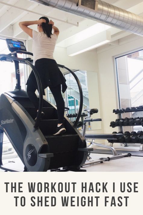 The Workout Hack I use to shed weight fast. Nothing will humble you more than 10 minutes on the StairMaster. Get my Starimaster workout routine: http://www.babeskills.com/stairmaster-workout/ Cardio Machine Workout, Stair Stepper Workout, Stair Climber Workout, Planet Fitness Workout Plan, Stairmaster Workout, Stepper Workout, Workout Fat Burning, Hiit Workout Routine, Hiit Workouts For Beginners