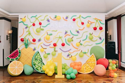 Vacation Bible School Themes, Fruit Birthday Party, Fruit Birthday, Hawaiian Theme, Fruit Stands, Fruit Of The Spirit, Birthday Party Ideas, Party Photos, Catch My Party