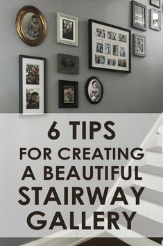 Picture Frame On Stair Wall, Wall Art Up The Stairs, Photo Wall Stairway, Photo Gallery Wall Ideas Stairs, Picture Collage Wall Stairs, Photo Arrangements On Wall Stairs, Hanging Pictures On Wall Going Up Stairs, Gallery Wall Ideas Stairs Stairways, Up The Stairs Wall Decor Ideas Modern