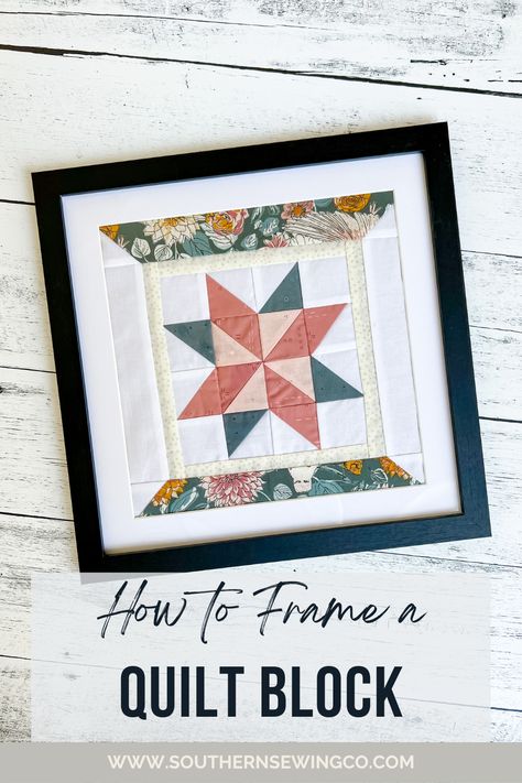 Framed Quilt Blocks, Framed Quilt, Tshirt Quilt Diy, Quilting Digest, Quilt Display, Inexpensive Gifts, Room Supplies, Make A Quilt, Block Painting