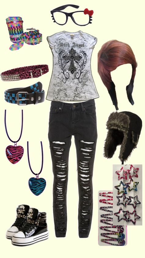 #oufitinspo #emo #scene Emo 2000s Aesthetic, Scene Fashion 2000s, Emo Outfits 2000s, Scene Kid Outfits, Emo Scene Outfits, Alternative Subcultures, Fashion 2000s, Outfits 2000s, Scene Outfits